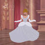 Cinderella Twirling in the Ballroom