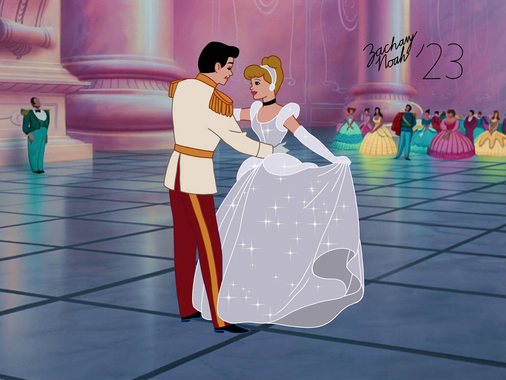 Cinderella and Prince Charming Dancing (Version 2) by ZacharyNoah92 on DeviantArt
