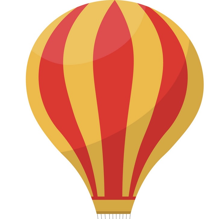 Hot-air-balloon-flat-cartoon-design-red-yellow-vec by AelitaGirls2007 ...