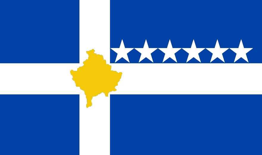 Nordic flag of Rep.Kosovo