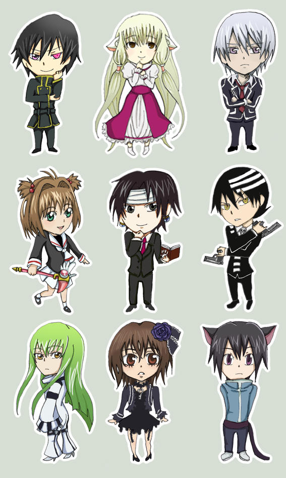 Chibi Random Character Random Chibi Set by nyuhatter on DeviantArt