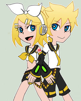 Rin and Len PandSwG style