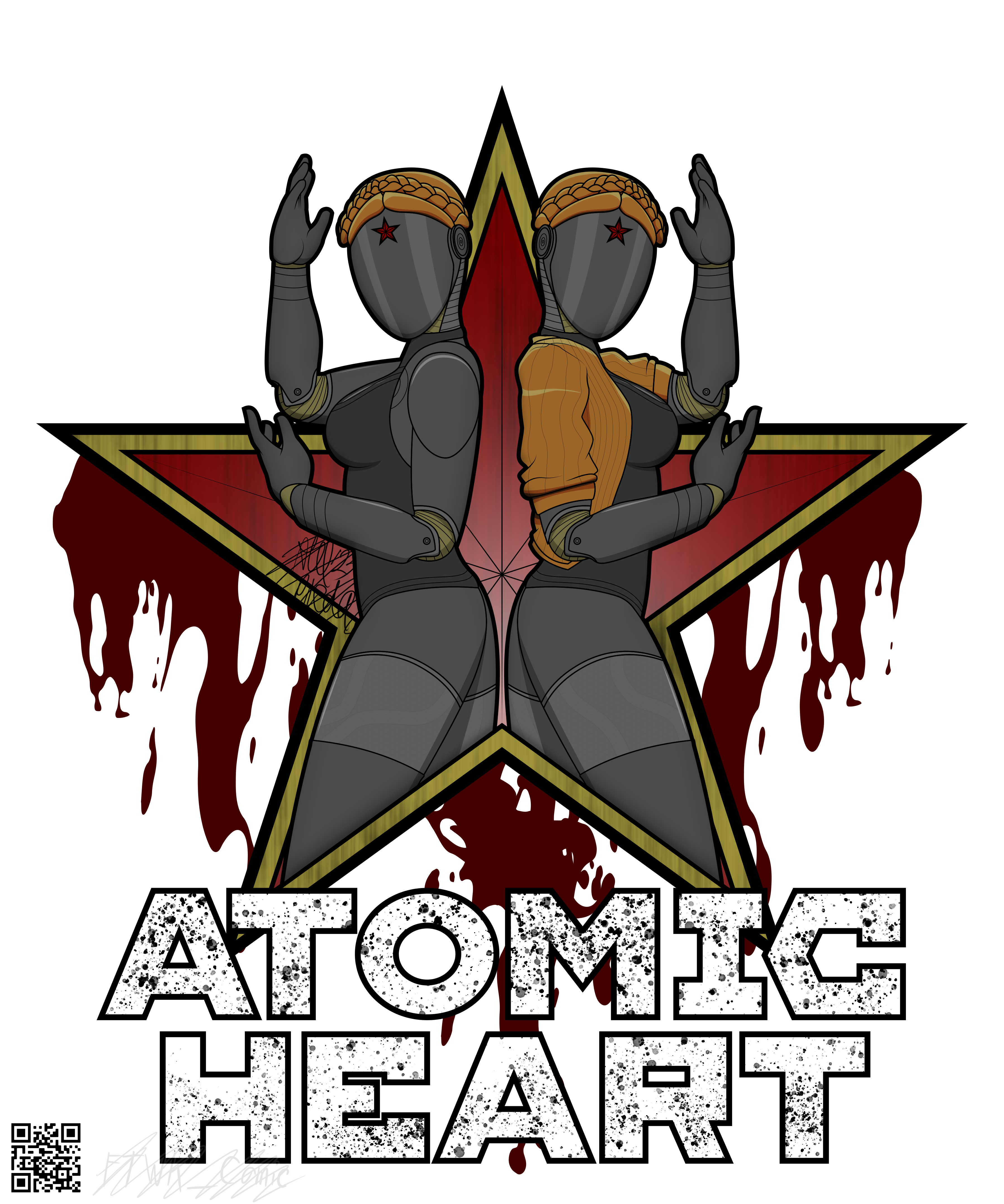 Atomic Heart Fan art, David Díaz López in 2023