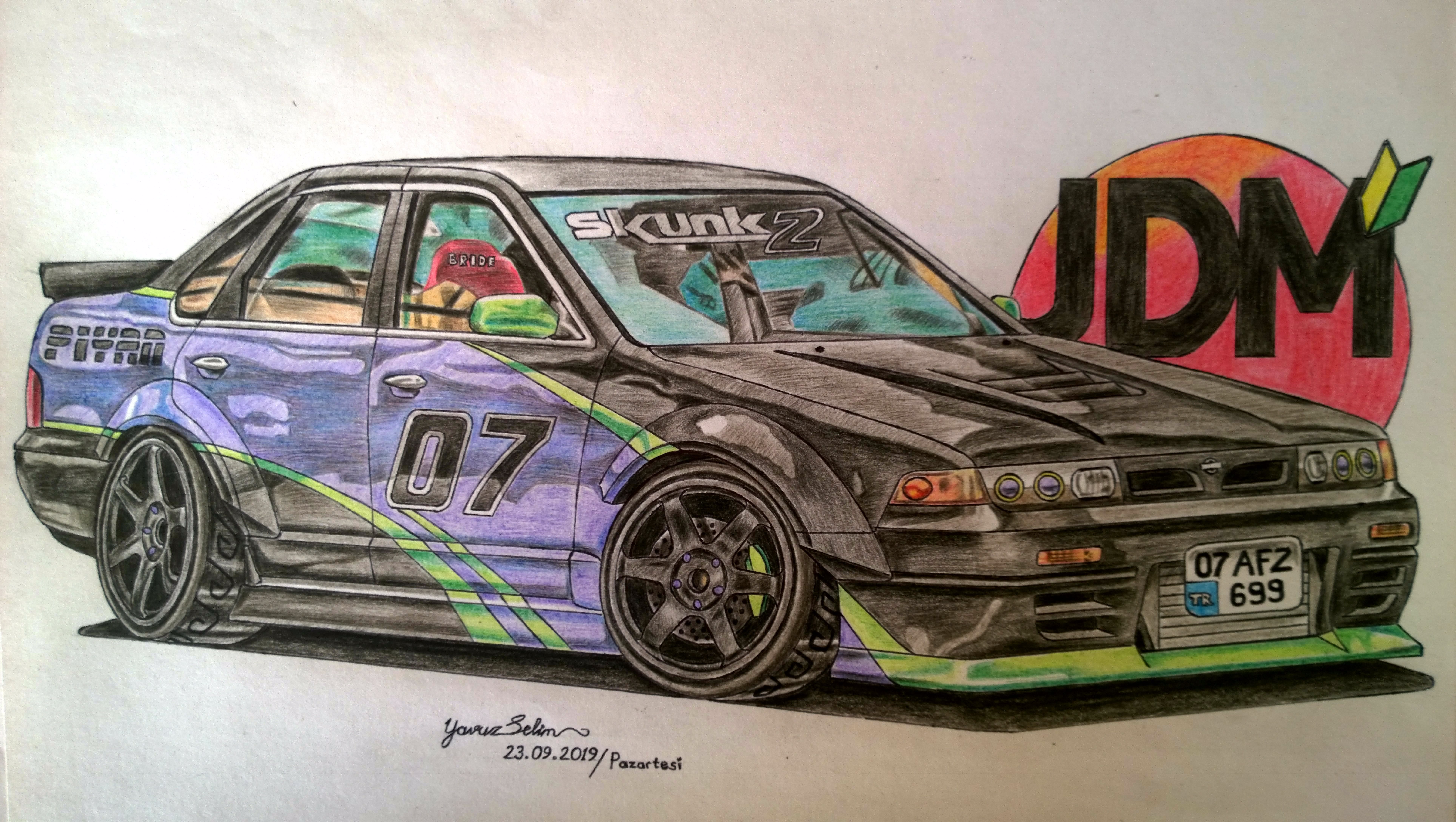 1992 Nissan Cefiro A31 Modified Drawing By Yavuzselim07 On Deviantart