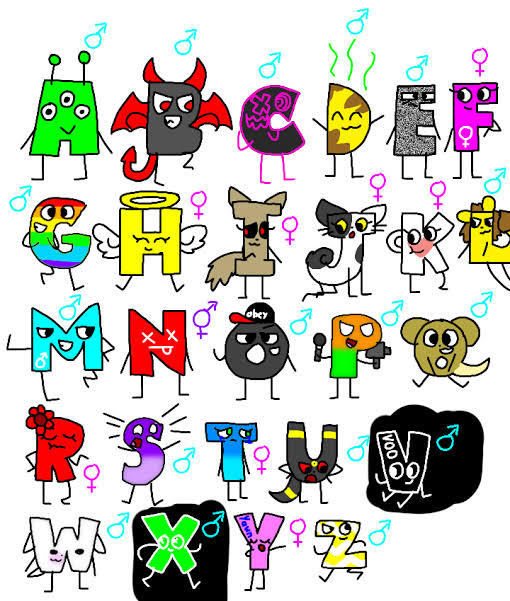 BEST OF ALFABETONS ALPHABET 26 LETTERS (PNG) by Izij on DeviantArt