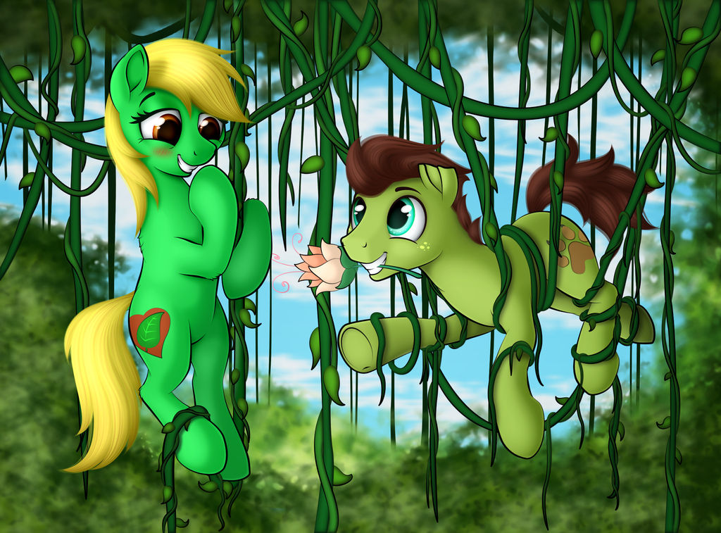 Jungle Heart And Wildlife (Drawn By Awalex) by OptimusV42