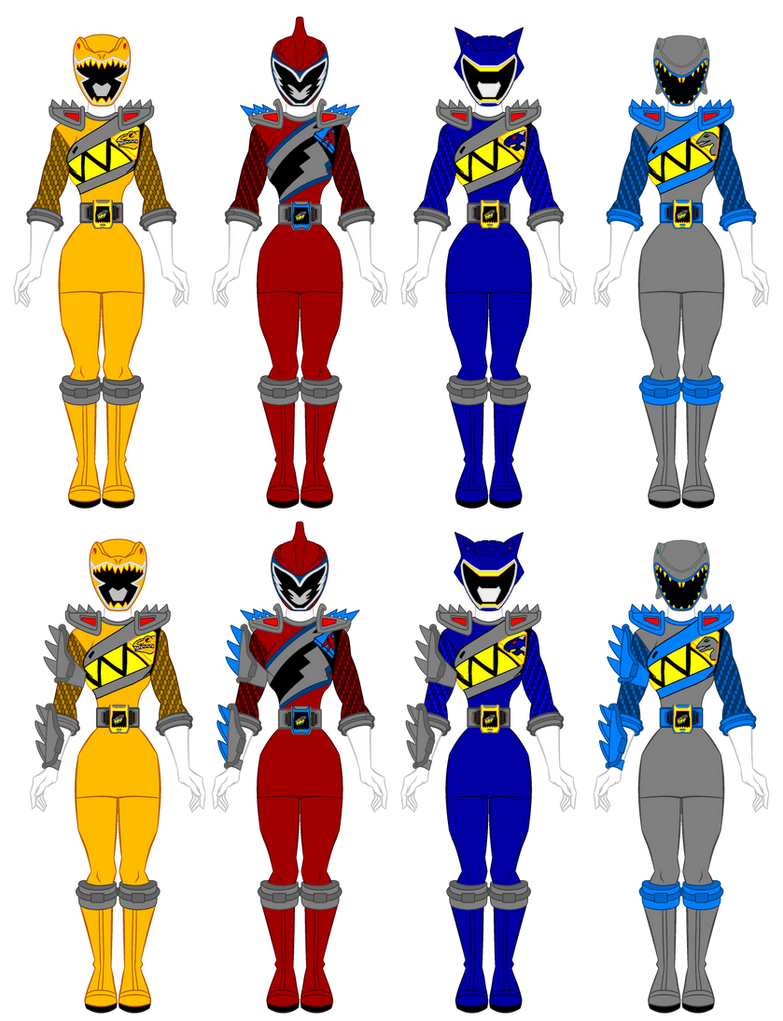 PR Dino Charge - Next Gen Rangers - Girl Team by OptimusV42 on DeviantArt