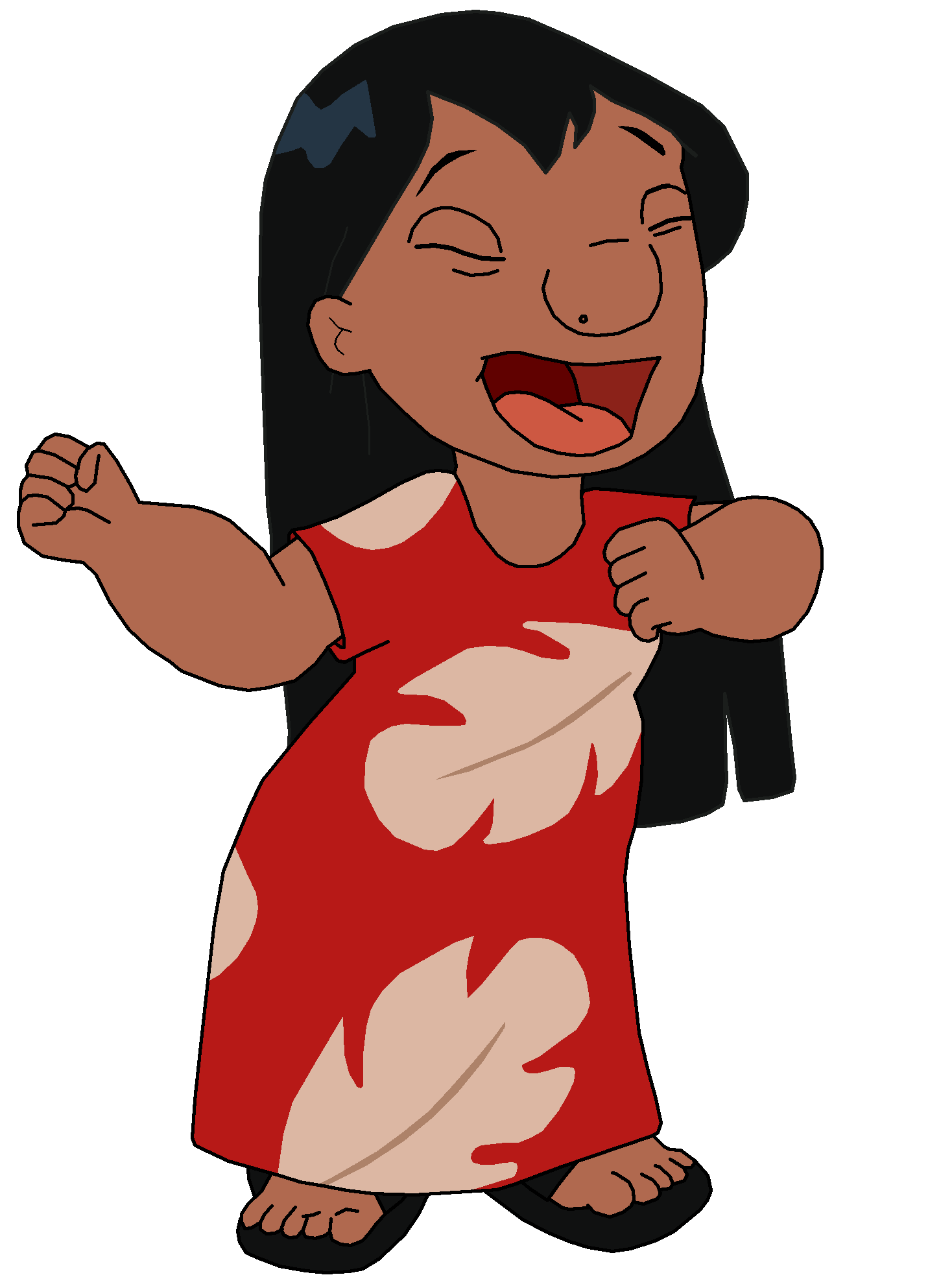 lilo red dress Disney & Stitch Lilo T-Shirt Shoes and ukulele not included costume Lilo Dress Laptop Sleeve