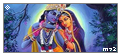 Radha And Krishna Stamp by Meztli72
