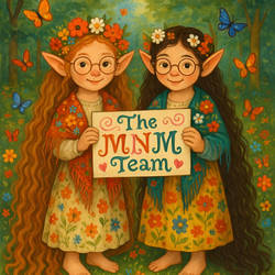 Little Elf Girls Present The MNM Team