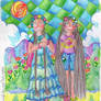 Elf Girls Under Spiral Sun