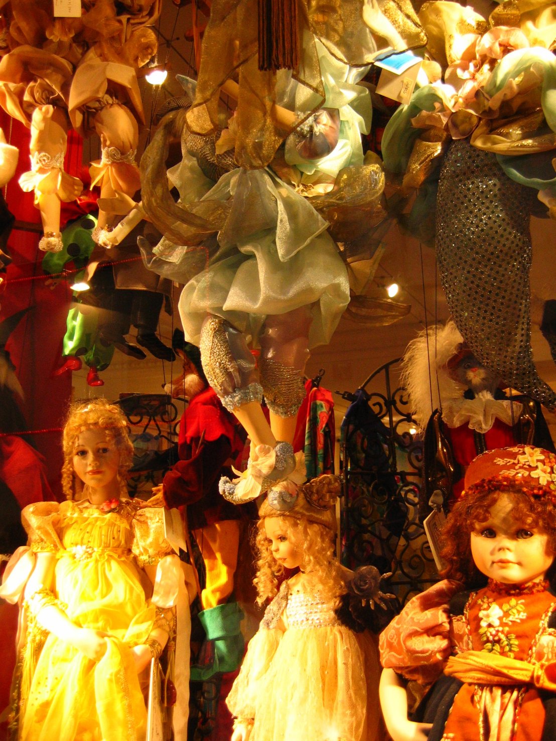 Dolls in a window 2