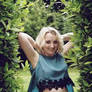 Not My Art - Evanna Lynch Tickled by Leaves