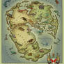 TRIASSIC Period World Map . PANGEA map