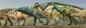 HADROSAURS and relatives