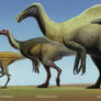 Ornithomimosauria size chart