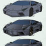 Lamborghini Reventon - steps