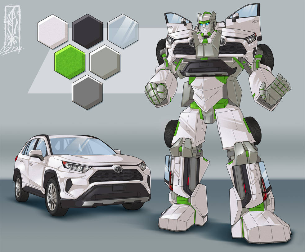 Transform-ication - Commission - Toyota RAV4 by Lizkay on DeviantArt