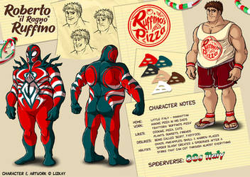 Spidersona sheet - Roberto