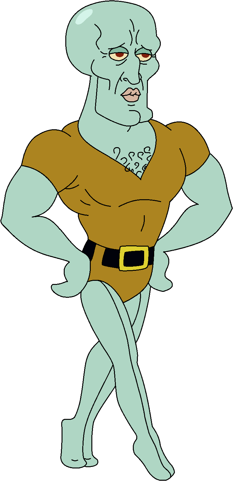 muscular squidward