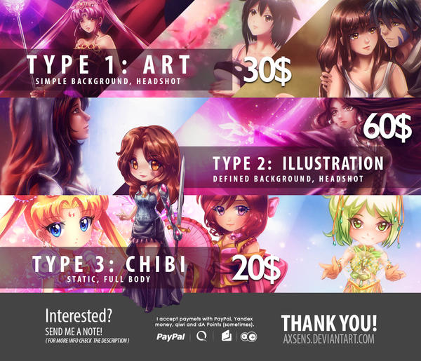 Commissions by Axsens on DeviantArt