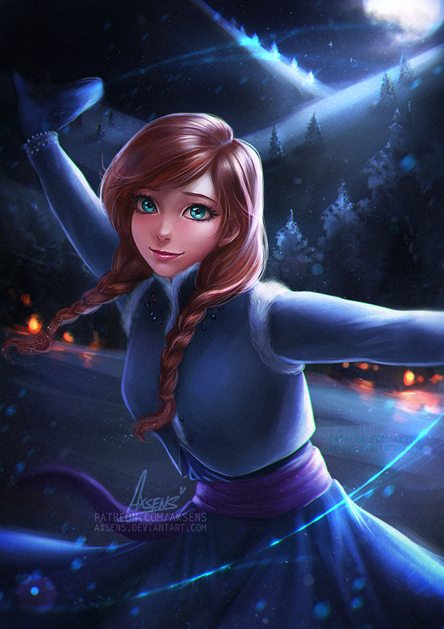 Anna Olaf's Frozen Adventure by Axsens on DeviantArt