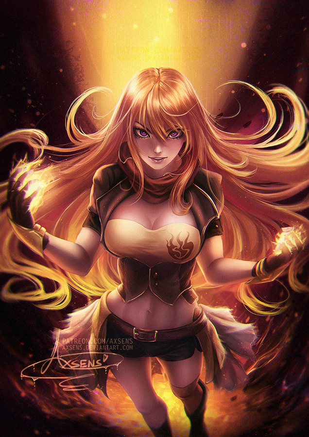 Adult Yang Xiao Long.nsfw optional. by Axsens