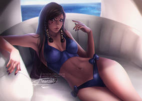 Summer Pharah.nsfw optional.