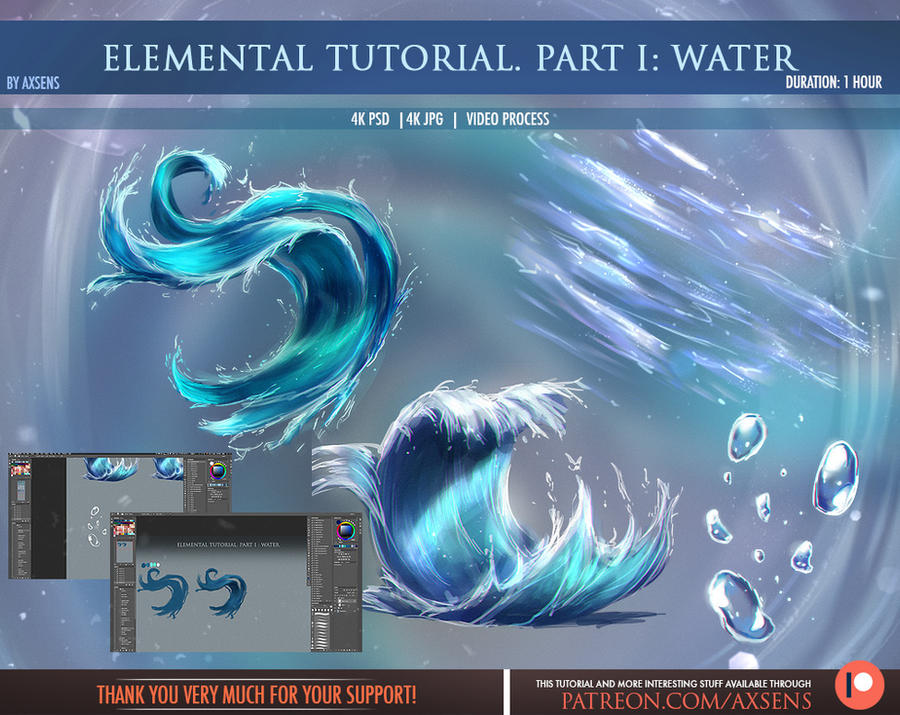 Elemental Tutorial: Water by Axsens