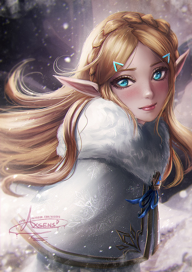 Winter Zelda by Axsens on DeviantArt