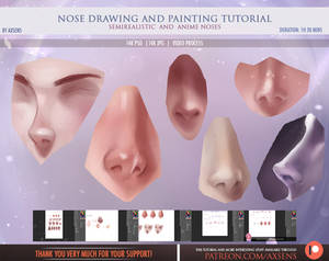 Nose Drawing and Painting Tutorial