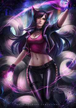 Night Ahri D.Va :18+ optional: