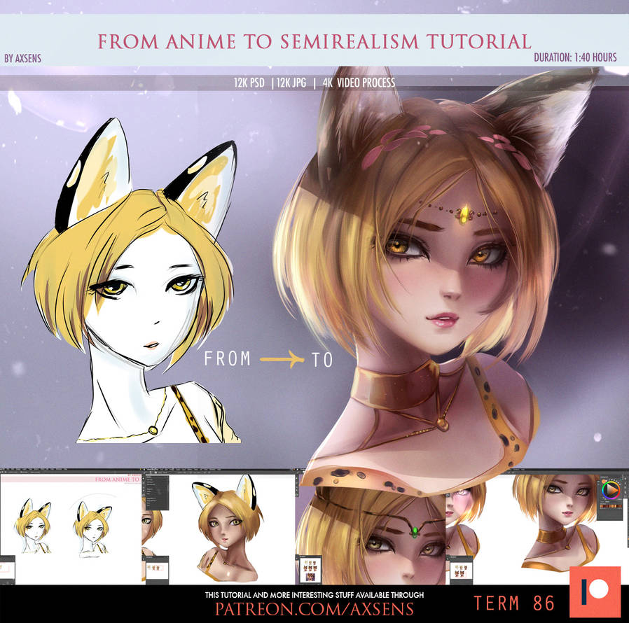From Anime to Semirealism Tutorial by Axsens