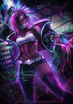 K/DA Sombra . Neon ver by Axsens
