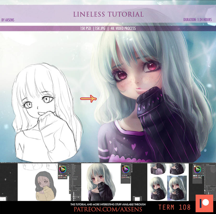 Lineless Tutorial by Axsens on DeviantArt
