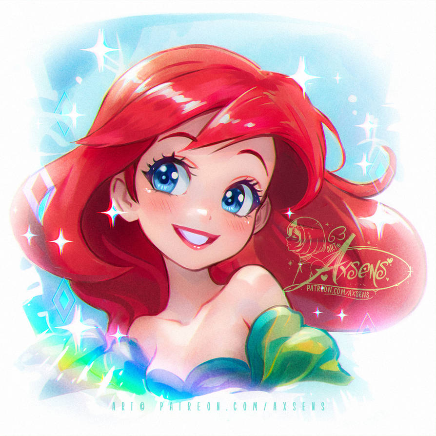 Chibi Ariel by Axsens on DeviantArt