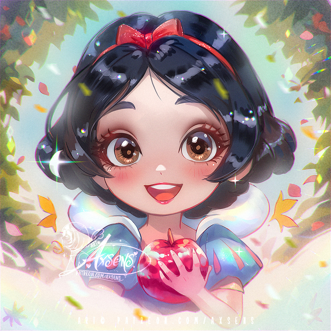 Chibi Snow White by Axsens on DeviantArt