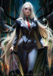 Slender Girl by Axsens