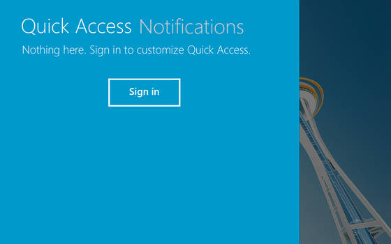 Windows 8.2 Concept: Quickaccess Pane