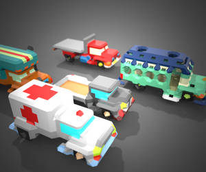 VoxelOldTruckGroup