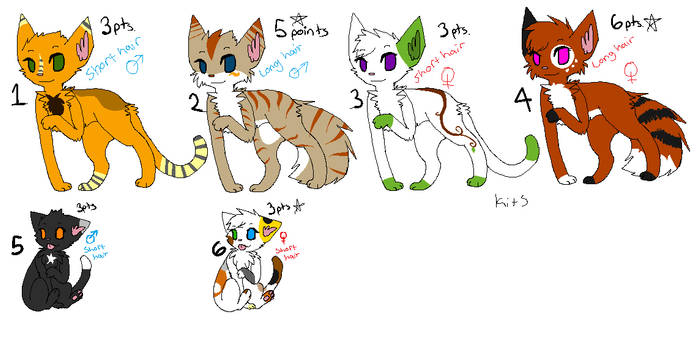 Cat Adoptables OPEN