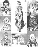 Star Wars Manga Sketch Cards