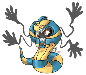 Arbok/Cofagrigus Fusion Custom