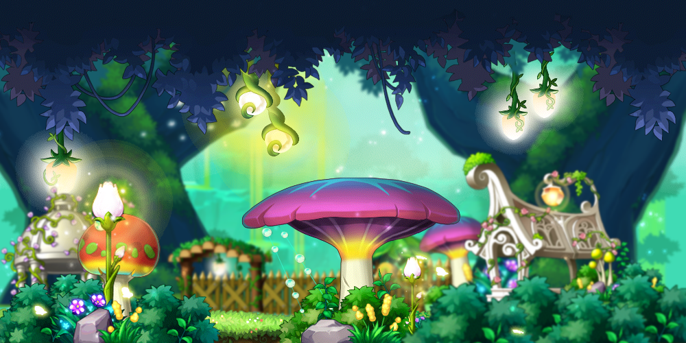 [MapleStory Background] deep in the arboren forest