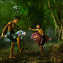 Kids Playing KUDA LUMPING
