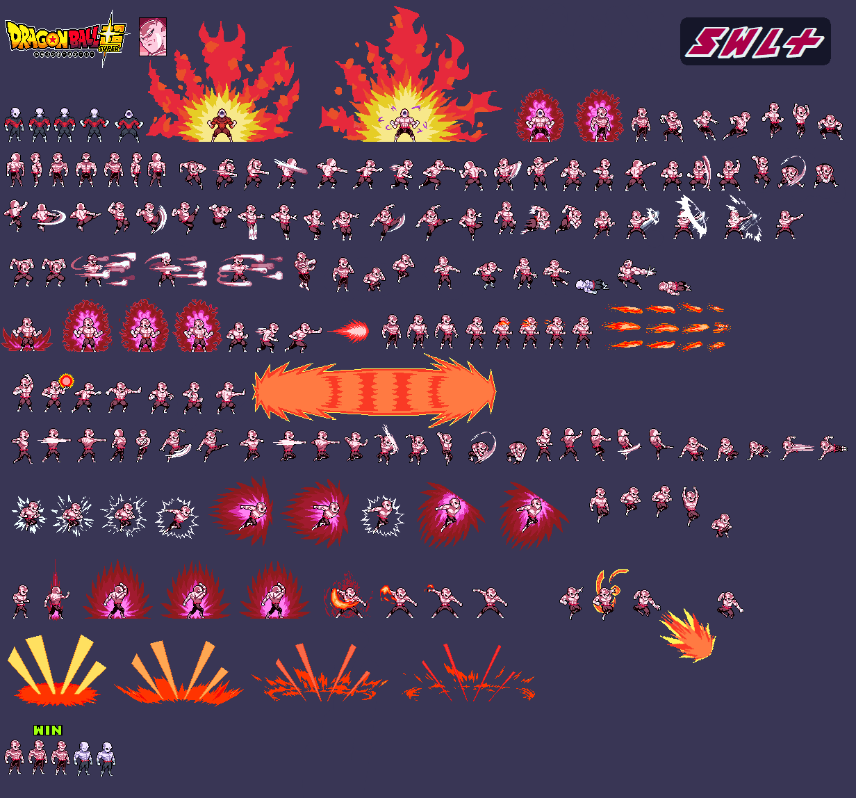 SWL+ Jiren Full Power Sprite Sheet by TheSaiyanOfNamekZ on DeviantArt