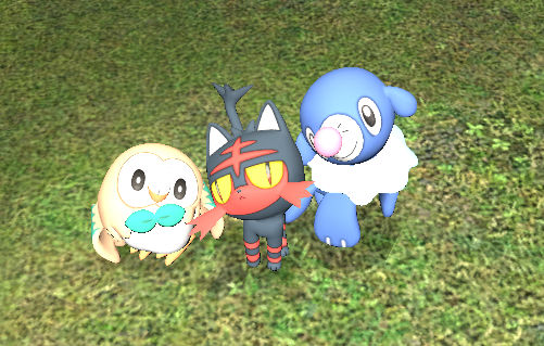 Alola Starters (in GMOD)