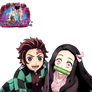 Kimetsu no Yaiba: Tanjirou and Nezuko render