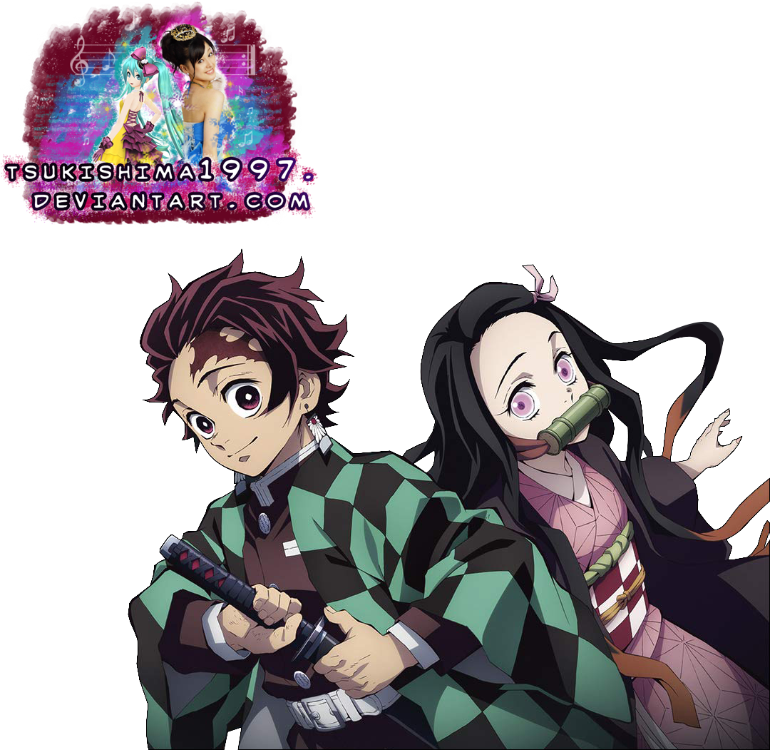 Kimetsu no Yaiba: Tanjirou and Nezuko render by Tsukishima1997 on DeviantArt