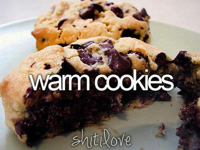 warm cookies